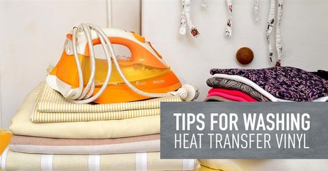 7 Tips for Washing Shirts with HTV | Heat Transfer Vinyl Washing Guide | Happy Crafters Htv Shirts, Free Printable Tags, Screen Print Transfers, Heat Transfer Design, Cricut Designs, Drying Clothes, Cricut Creations, Cricut Maker, Vinyl Crafts