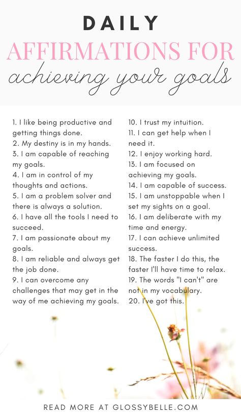 Boost your productivity and achieve your goals with ease by practicing daily positive affirmations for getting things done. | positive affirmations for productivity | positive affirmations for achieving goals | affirmations for goal setting | affirmations for accomplishing goals | goals affirmations | positive affirmations for focus | tips for achieving goals | inspiration | action plan | set your goals | get stuff done | personal growth #productivity #achieveyourgoals #affirmations Daily Affirmations For Focus, Affirmations For Coaches, Positive Leadership Affirmations, Affirmation For Achieving Goals, Taking Action Affirmations, Accomplishment Affirmations, Affirmations For Productivity Quotes, Daily Affirmations For Ed, Achieving Goals Affirmations