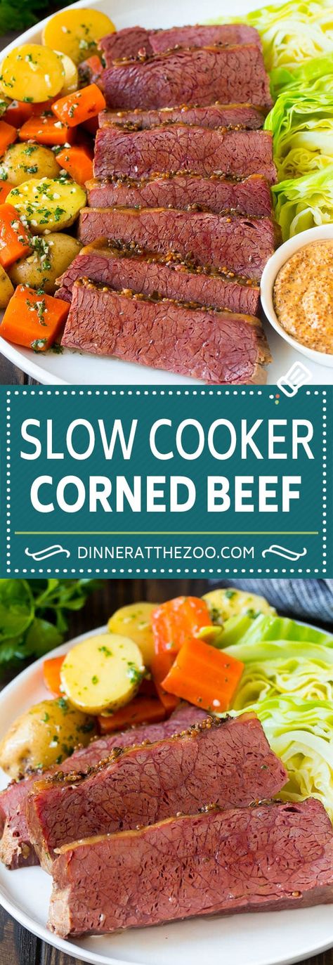 Corned Beef Recipes Crock Pot, Cabbage Slow Cooker, Cabbage Beef, Corned Beef Recipes Slow Cooker, Beef Kebab, Cabbage Potatoes, Corned Beef Recipe, Crock Pot Corn, Crock Pot Corned Beef