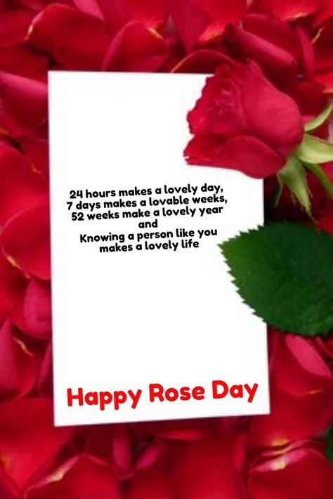 Red rose Poems Rose Day Quotes, Roses Are Red Poems, Rose Poems, Happy Rose Day, Game Day Quotes, Valentines Day Quotes For Him, Rose Quotes, Rose Day, Day Pictures