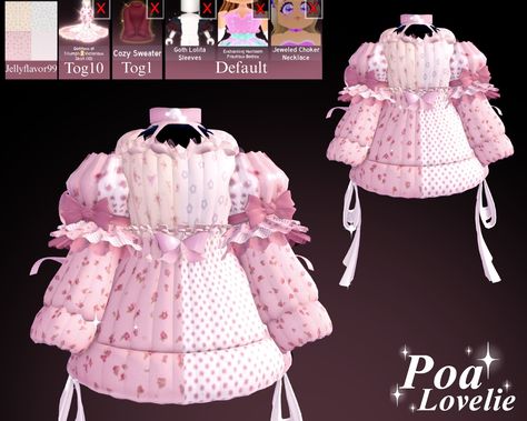 Home / X Babydoll Dress Royale High, High End Designer Fashion Royale High, Outfit Ideas Royale High, Royale High Outfit Hacks, Royale High Outfit Ideas, Rh Combos, Rh Decals, Sweater Hacks, Sweater Styling