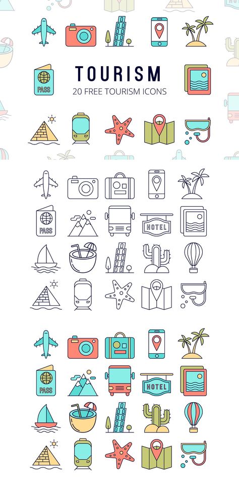 Sticker Images, Doodle Elements, Icon Ui, Travel Humor Quotes, Free Icon Set, Travel Icon, Advertising Material, Sketch Notes, Cover Artwork