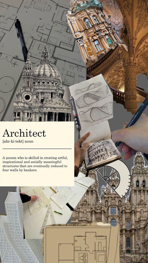 Architecture Future Architect Aesthetic, Architecture Career, Architecture Drawing Presentation, Architecture Blueprints, Interior Design Career, Architecture Life, Architecture Wallpaper, University Life, Architecture Student