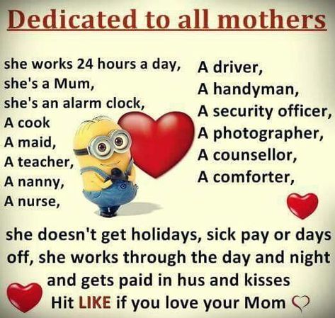 Dedicated to all mothers mothers day mother mother quotes happy mothers day mothers day pictures mothers day quotes happy mothers day quotes mothers day images happy mothers day images mothers day minion quotes Love Is A Verb, Happy Mom Day, Happy Mothers Day Images, Mothers Day Images, Mother Pictures, Happy Mother Day Quotes, A Minion, Funny Minion Quotes, Minion Quotes