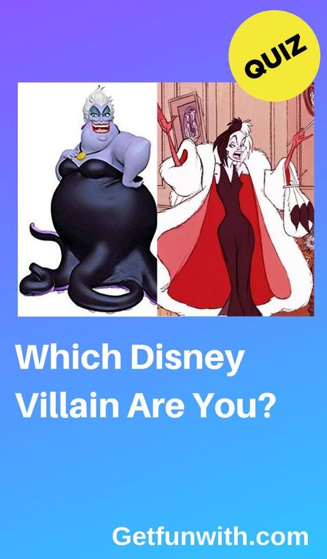 Which Disney Villain Are You? #quiz #quizzes #buzzfeed #triviaquestionsandanswers #quizzesbuzzfeed #trivia #quizzesforfun #funquiz #disney Which Disney Villian Are You Quiz, Which Disney Character Are You Quiz, Witch Disney Princess Are You Quiz, What Disney Character Are You, What Disney Character Am I Quiz, What Disney Princess Are You, Which Disney Princess Am I, Playbuzz Quizzes Disney, Disney Character Quizzes