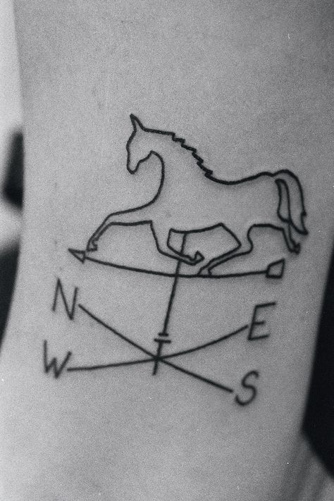 Weather vane Weathervane Tattoo, Tattoos Nature, Matching Tats, Weather Vanes, Nature Tattoos, Junk Drawer, Stick Figures, Deathly Hallows Tattoo, Black And Grey Tattoos