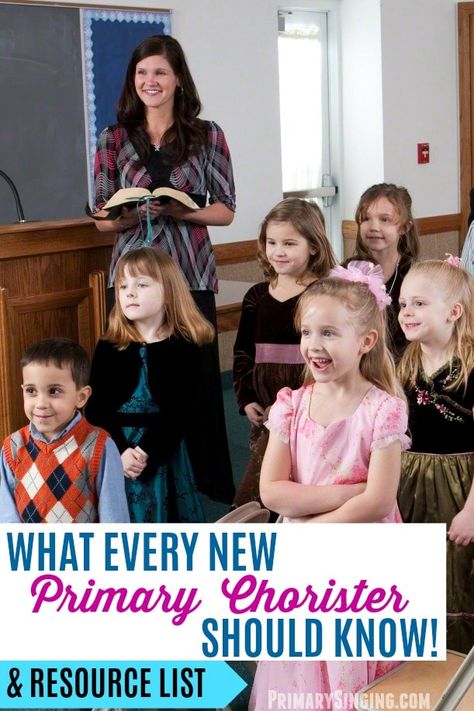 5 Things every new LDS Primary chorister / music leader should know - plus helpful resources for singing time ideas and lesson plans! #LDS #Primary #SingingTime #PrimaryChorister via @amomstake Lds Primary Chorister Ideas, Lds Primary Songs, Lds Music, Singing Time Ideas, Lds Primary Singing Time, Primary Presidency, Visiting Teaching Handouts, Lds Primary Lesson Helps, Primary Chorister