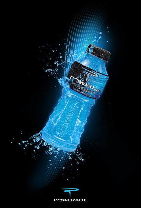 powerade by gtwoask on deviantART Johnnie Walker Black, March Themes, Beverage Poster, Nintendo Wii U, Drinks Packaging Design, Juice Packaging, Hydrating Drinks, Water Logo, Instant Win Games