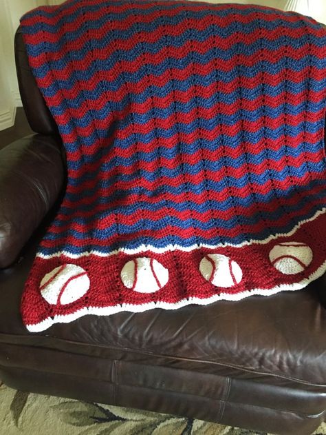 Baseball Afghan Crochet Patterns, Baseball Crochet Blanket, Crochet Baseball Blanket, Baseball Crochet Pattern, Baseball Crochet, Baseball Baby Blanket, Crochet Baseball, Crochet Kids Blanket, Baby Boy Crochet Blanket