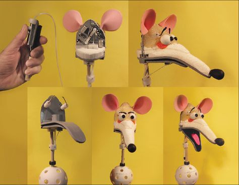 Hand and Rod Puppets Figures In The Fourth Dimension Mechanical Gadgets, Puppet Mechanics, Rod Puppet, The Fourth Dimension, Kangaroo Art, Custom Puppets, Fourth Dimension, Marionette Puppet, Puppet Patterns