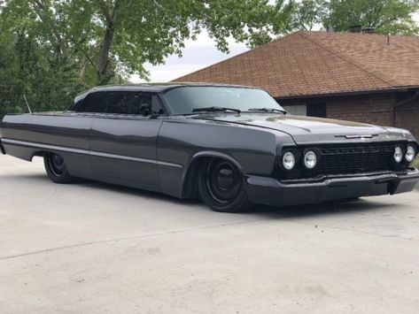 Seller of Classic Cars - 1963 Chevrolet Impala (Dark Gray/Red) Lowrider Show, 64 Impala, Car Breaks, Grey Car, Boy Toys, Car Drawings, Red Interiors, Chevrolet Impala, Wheels And Tires