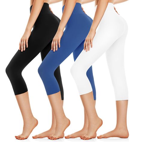 PRICES MAY VARY. 92% Polyester, 8% Spandex Imported 【COMFY & DURABLE】 -Experience the fashion and comfort of our capri leggings for women! To ensure maximum comfort, WE FLEECE capri yoga pants are designed with soft&4-way stretchy&non see-through material. Whether you are going out or lounging at home, our high-quality leggings always provide you extreme comfort feeling for daily wearing, and will be your perfect choice for workouts or daily wear. 【A MUST-HAVE FOR ANYONE】-Our capris will keep yo Soft Tummy, High Quality Leggings, Perfect Curves, Fleece Leggings, Leggings For Women, Yoga Workout, Pants Design, Capri Leggings, Leggings Fashion