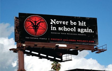 Satanic after-school clubs planned in Washington elementaries | KUOW News and Information The Satanic Temple, Satanic Temple, Billboard Advertising, After School Club, Solitary Confinement, Relationship Challenge, World Religions, Human Species, Good Dates