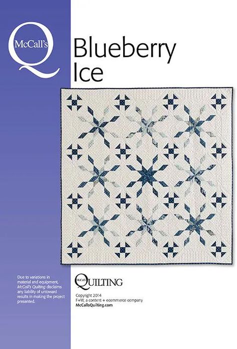 Blue Quilt Patterns, Ice Pattern, Quilt Crafts, Mccalls Quilting, Churn Dash Quilt, Snowflake Quilt, Lap Quilt Patterns, Heart Quilt Pattern, Quilt Pattern Download