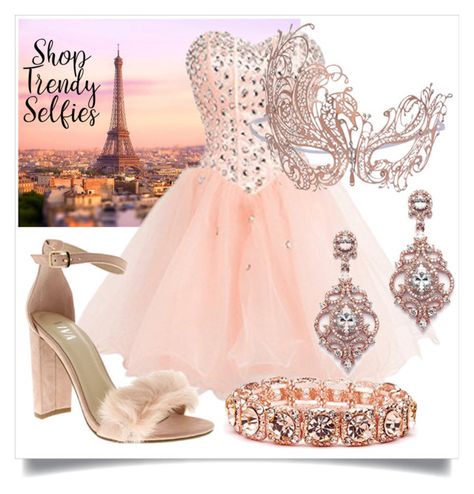 "Rose Gold Masquerade" by shoptrendyselfies ❤ liked on Polyvore Dresses Polyvore, Sneaker Ball, Ball Ideas, Masquerade Masks, Masquerade Party, Masks Masquerade, Gold Birthday, Masquerade Ball, Long Dresses