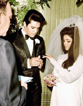 The Wedding - Elvis and Priscilla - EIN Spotlight by Marty Lacker - Elvis Information Network Presley Wedding, Elvis Wedding, Elvis Presley Priscilla, Elvis Presley Family, Elvis Presley Images, Young Elvis, Iconic Weddings, Elvis And Priscilla, Elvis Movies