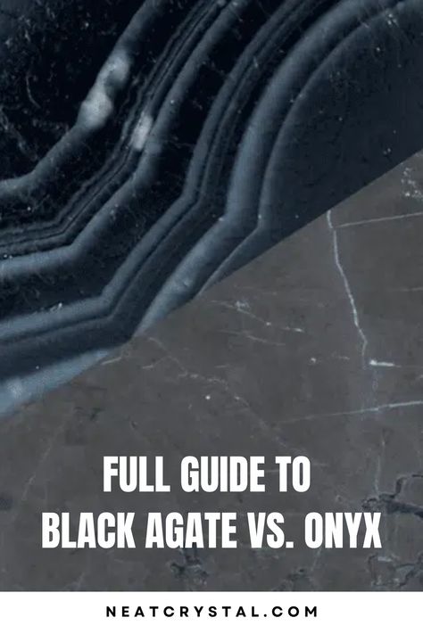 In order to work with our crystals effectively, we need to understand their properties. With crystals that look similar or have similar uses, such as black agate and onyx it can be difficult to determine which one to work with. The answer should always be; the one that you are drawn to the most. However, if you are looking to find the difference in physical appearance as well as metaphysical properties, you’ll find your answer here. Crystal Combinations, Onyx Meaning, Crystal Identification, Crystal Care, Find The Difference, Physical Appearance, Onyx Crystal, Gemstone Properties, Crystal Healing Stones