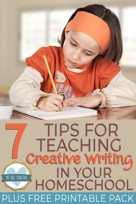 Have you ever thought about how you can teach creative writing in a creative way? If you're going to teach writing to your kids, it doesn't have to be difficult! In fact, there are some really fun ways in which you can get your kids on board with creative writing. #creativewriting #homeschooling #homeschooler #iaydhomeschoolers Writing In Notebook, Creative Writing For Kids, Teaching Creative Writing, Creative Writing Ideas, Homeschool Writing, Daily Writing Prompts, Writing Prompts For Kids, Creative Writing Tips, Girl Writing