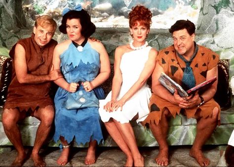 Deathday Party, Flintstones Costume, Elizabeth Perkins, Betty Rubble, Rick Moranis, Wilma Flintstone, Rosie Odonnell, John Goodman, Freddie Highmore