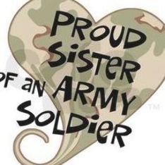 crpd-proud_sister_of_an_army_soldier_crpd Greeting Card Proud sister Army soldier Greeting Card by M Army Sister Quotes, Tumbler Sayings, Army Sister, Military Time, Sister Love Quotes, Army Party, Military Images, Army Family, Military Mom