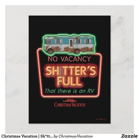 Christmas Vacation | Sh*tter's Full Neon Sign Cousin Eddies Rv, Christmas Vacation Party, Womens Christmas Jumper, Christmas Vacation Movie, Vacation Movie, National Lampoon's Christmas Vacation, National Lampoon, Griswold Christmas, Classic Christmas Movies