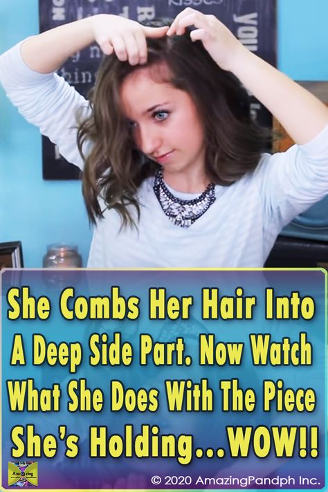 I am totally impressed by this and I am a dude... #Hair #Deep #Hairstyle #Stylist #professional #cutegirl #cute #beautiful Deep Side Part, Bangs Hairstyles, Medium Length Hair With Layers, Easy Hair Updos, Summer Hairstyles For Medium Hair, Easy Summer Hairstyles, Short Hair Over 60, Round Face Haircuts, Hair Medium