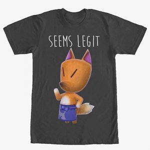 Animal Crossing tanks and t-shirts available at BoxLunch | Nintendo Wire Black Animal Crossing, Nightcore Anime, Game House, Acnh Inspiration, Animal Crossing Funny, Usa Print, Black Animals, Men's Graphic T Shirt, Slim Fit Shorts