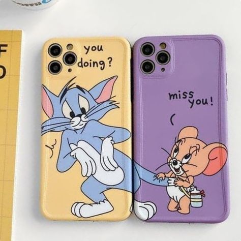 Tom And Jerry Mobile Cover, Zootopia Anime, Phonecase Ideas, Case Iphone Couple, Programmer Jokes, Customized Phone Covers, Mobile Back Cover, Matching Phone Cases, Bff Things