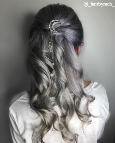 Arctic Fox Hair Color Spotlight | Sterling – Arctic Fox - Dye For A Cause Arctic Fox Sterling, Arctic Fox Dye, Artic Fox Hair, Brad Mondo, Goth Hairstyles, Color Spotlight, Fox Hair Color, Grey Hair Don't Care, Yellow Blonde