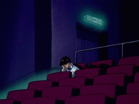 Neon Evangelion, Anime Gifs, Old Anime, 90s Anime, Aesthetic Gif, Retro Aesthetic, Neon Genesis Evangelion, Anime Background, Anime Scenery