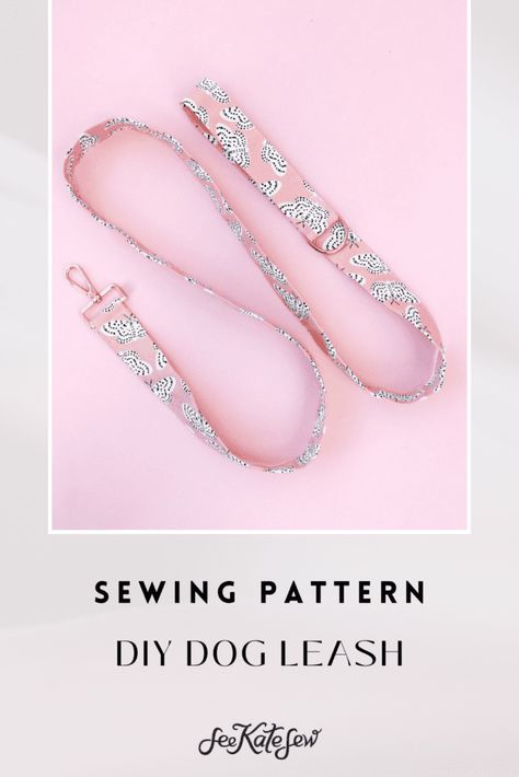 Dog Sewing Projects Ideas, How To Sew A Dog Leash, Dog Leash Sewing Pattern, Diy Leash Dog, How To Make A Dog Leash, Dog Boutique Ideas Products, Dog Toy Sewing Patterns, Dog Patterns Sewing, Dog Collar Sewing Pattern