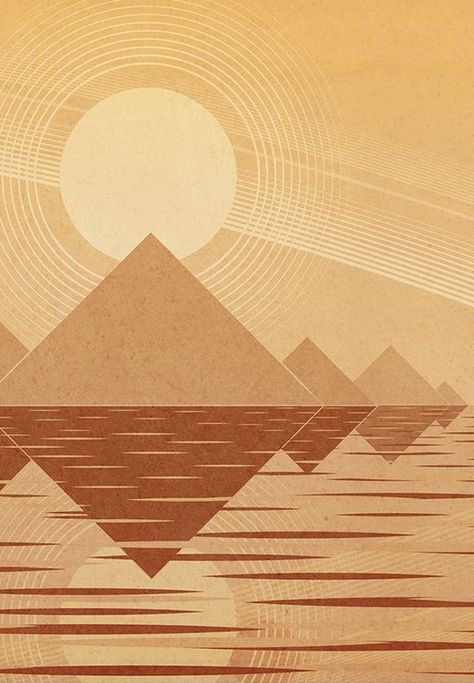 Egypt Aesthetic Wallpaper, Modern Egyptian Art, Egyptian Mythology Art, Egypt Artwork, Egypt Illustration, Egyptian Poster, Egyptian Artwork, Egypt Poster, Egypt Design