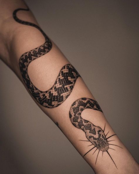 California King Snake Tattoo, Cottonmouth Snake Tattoo, Adder Snake Tattoo, Eyelash Viper Tattoo, Gaboon Viper Tattoo, Copperhead Snake Tattoo, Adder Tattoo, Viper Tattoo Design, Viper Snake Tattoo