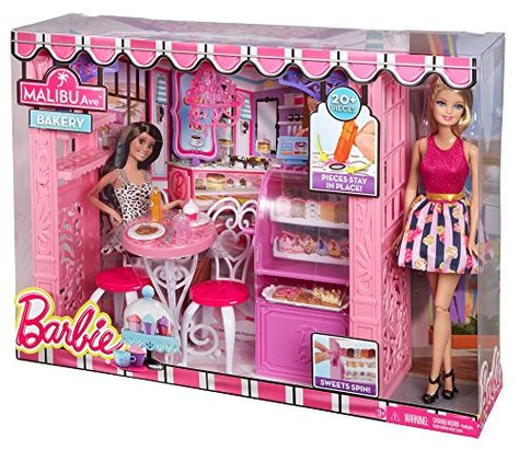 Barbie Bakery, Dreamhouse Barbie, Barbie Malibu, Barbie Playsets, Ivy Rose, Barbie Doll Set, Mattel Shop, Barbie Sets, Diy Barbie Clothes