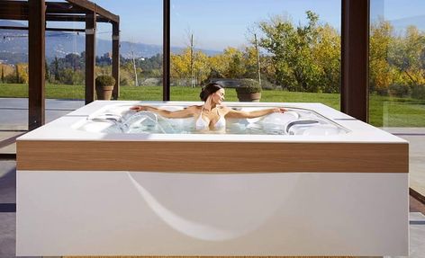 Hot Tub Bar, Japanese Bathroom Design, Japanese Bathroom, Hot Tub Designs, Tub Sizes, Portable Hot Tub, Spa Tub, Spa Design, Hot Tub Outdoor