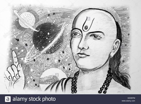 Aryabhata painting india Stock Photo Aryabhatta Drawing, Aryabhatta Images, Knowledge Facts, General Knowledge Facts, Colorful Portrait, General Knowledge, Drawing Sketches, Art Sketches, High Resolution