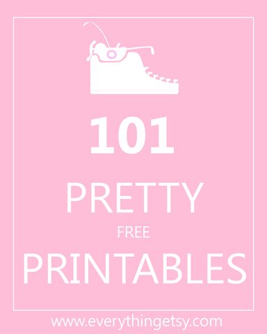 Printables - 101 Pretty {free} Printables - EverythingEtsy.com Kombinasi Font, Gratis Printables, Apps Facebook, Pretty Printables, Diy Bricolage, Printable Labels, Tutorial Diy, Crafty Craft, Craft Time