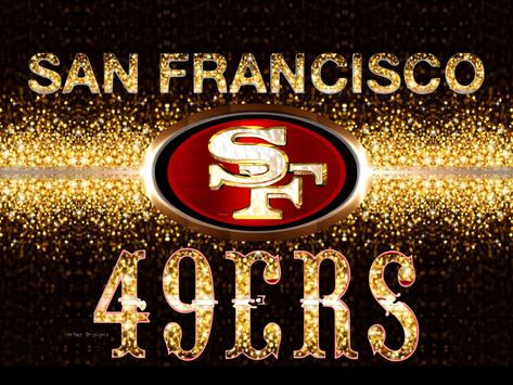 49ers Design, Go 49ers, 49ers Images, Red And Gold Wallpaper, 49ers Nation, Sf Niners, 49ers Pictures, San Francisco Giants Logo, 49ers Game