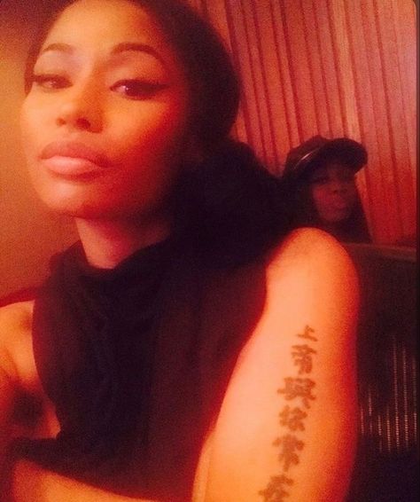 E Of Ideas, Nicki Minaj, A Woman, Writing, Tattoos