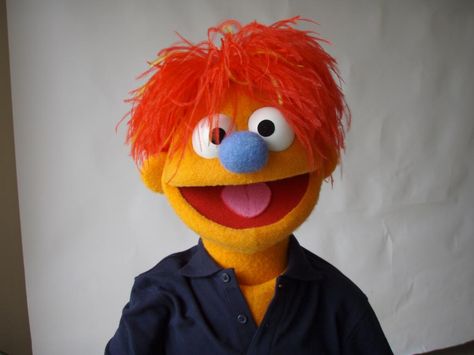 Puppet Hair Ideas, The Muppets Characters, Professional Puppets, Types Of Puppets, Painted Earth, Puppet Ideas, Custom Puppets, Felt Puppets, Puppets Diy