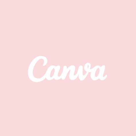 Canva App Icon, Canva Icon, Light Pink App Icons, Icons App, Minimalist Icons, Pink Icons, Cute App, Canva App, Iphone Photo App