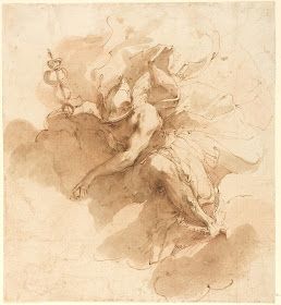 Spencer Alley: 18th-century Italian Figure Drawings 18th Century Drawing, Ancient Drawings, Figure Drawings, Master Drawing, Classical Art, Italian Art, Italian Artist, Old Master, Ink Pen Drawings