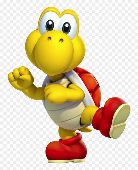 Koopa Troopa, Super Mario Bros, Mario Bros, Cartoon Character, Super Mario, Mario, Running