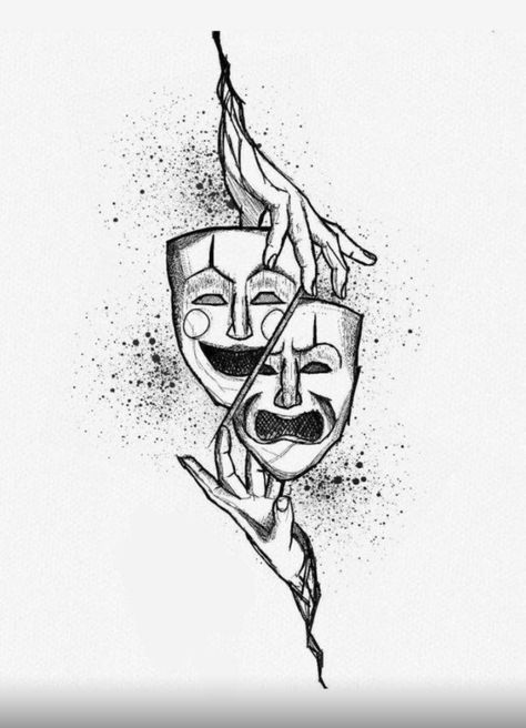 A Drawing, Mask, Black And White, Tattoos, White, Black, Instagram