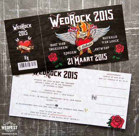 Heavy Metal Wedding, Rock And Roll Wedding, Punk Rock Wedding, Rocker Wedding, Punk Wedding, Wedding Invitations Uk, Rockabilly Wedding, Rock N Roll Wedding, Rock Wedding