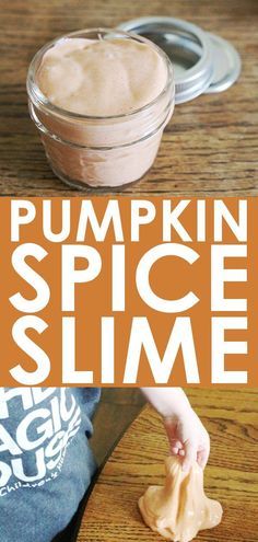 This super fast and easy pumpkin spice fall slime recipe is a wonderful way to enjoy the fall season! A fun fall sensory activity for toddlers, and kids of any age! #Slime #Fall #KidsActivities #FallCrafts #SensoryActivities #PumpkinSpice Fall Slime, Sarah Stage, Fall Sensory, Easy Kid Activities, Recipe For Fall, Making Fluffy Slime, Edible Slime, Contact Solution, Easy Slime Recipe