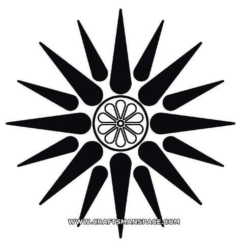 Ancient Macedonian Royal Symbol. FREE "PERSONAL USE" DWG, SVG, EPS FILES. Alexander Of Macedon, Sparta Tattoo, Greece Tattoo, Ancient Greek Symbols, Macedonia Greece, Greek Symbol, History Tattoos, Star Tattoo, Greek Tattoos