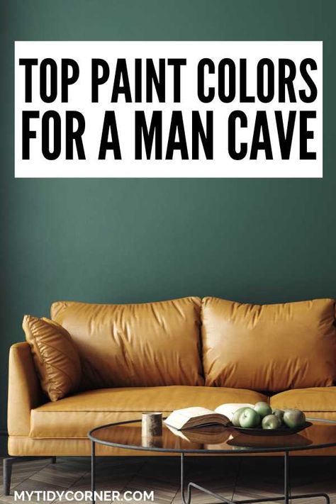 best man cave paint colors Man Cave Black Walls, Bourbon Room Paint Colors, Small Room Man Cave Ideas, Man Cave Paint Ideas, Man Cave Wall Ideas, Paint Colors For Basement, Man Cave Paint Colors, Diy Man Cave Ideas, Man Cave Ideas Room Small