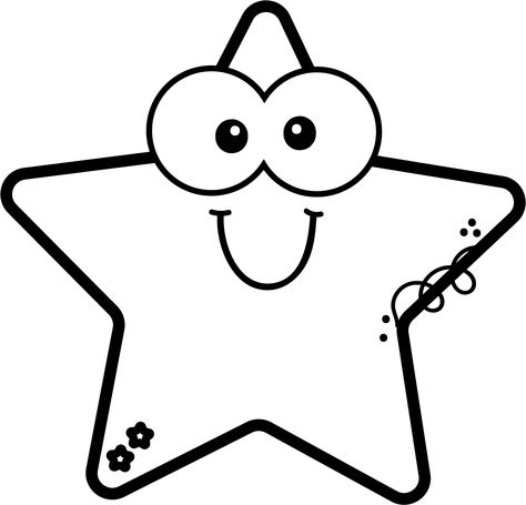 Star Clipart Black And White, Creative Clips, Binder Covers Printable, Sketchbook Challenge, Creative Clips Clipart, Star Clipart, 2023 Art, Clip Art Pictures, Art Worksheets