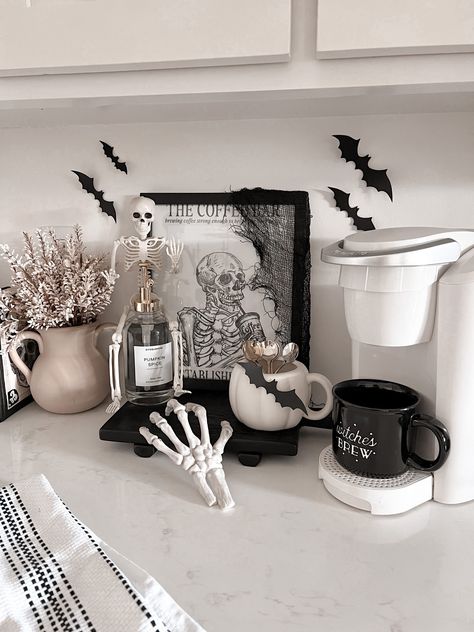 Shop etúHOME Black Wood Footed Board, … and other curated products on LTK, the easiest way to shop everything from your favorite creators. Spooky Coffee Bar, Modern Halloween Decor, Boo Bash, Spooky Coffee, Halloween Kitchen Decor, Modern Halloween, Dark Home Decor, Coffee Bar Home, Decor 2024